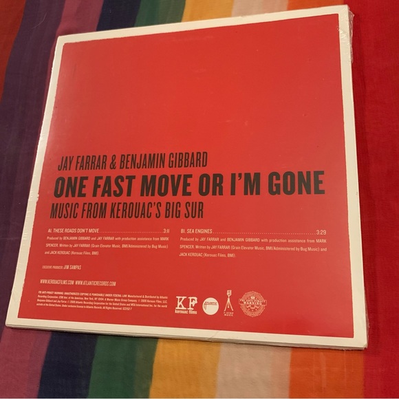 Jay Ferrar & Benjamin Gibbard Music From Jack Kerouac's Big Sur 7” Unopened - Picture 4 of 12